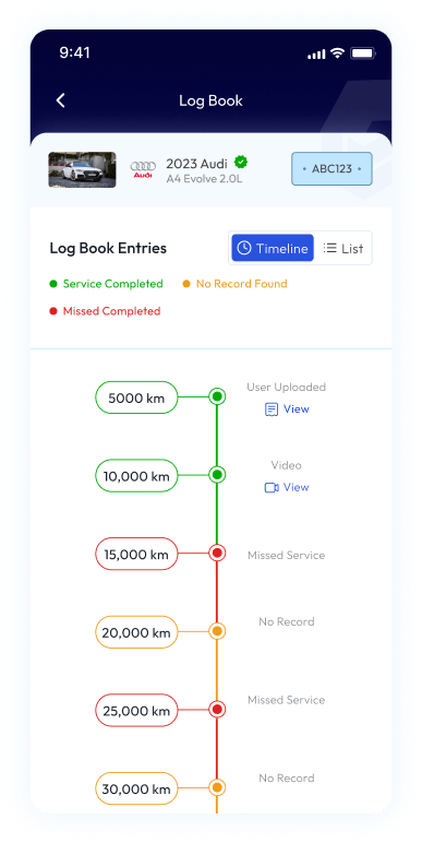 Digital Log Book for clients