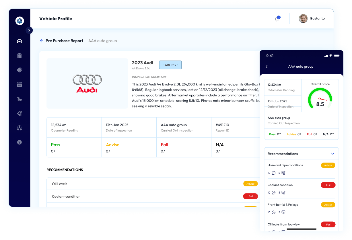 Pre purchase inspection reporting tool Pre purchase inspection reporting tool